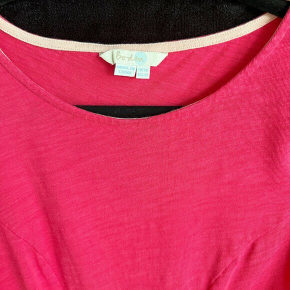 Boden Phoebe Jersey Dress, Color: Azalea, Size 2 - Picture 3 of 8